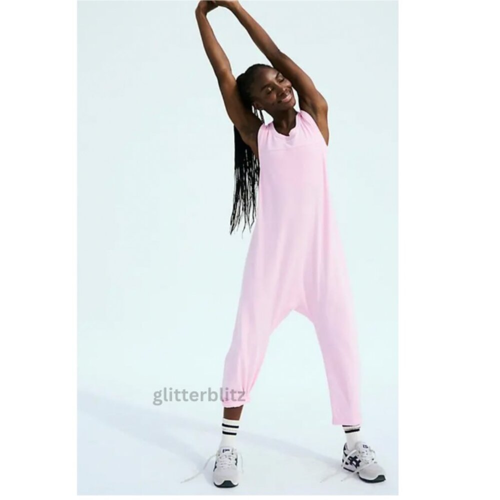 Free People Hot Shot Onesie Twisted in Pinky Fuchsia 💖 Factory Sealed